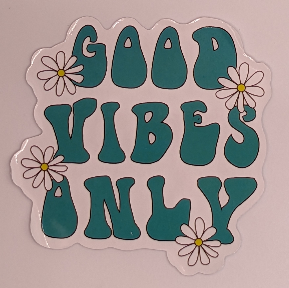 Good Vibes Only Sticker
